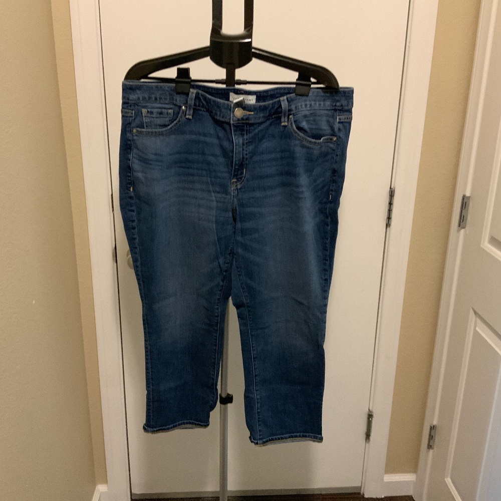 Lane Bryant Midrise Girlfriend Crop Jeans